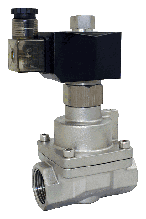 2MSO120-3/8-4 Pilot Piston Stainless Steel Valve