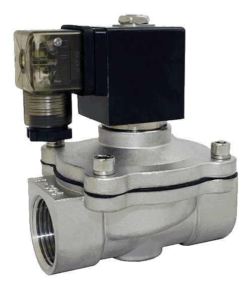 2S160-1/2-3-D 2 Way NC Direct Lift Diaphragm Zero Differential Stainless Steel Valve