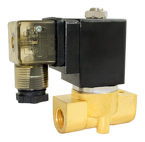 2W040-3/8-1-D 2 Way NC Direct Lift Diaphragm Zero Differential Brass Valve