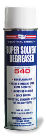 MRO Solutions Solution 540 Super Solvent Degreaser 20 oz 20 oz Aerosol Can