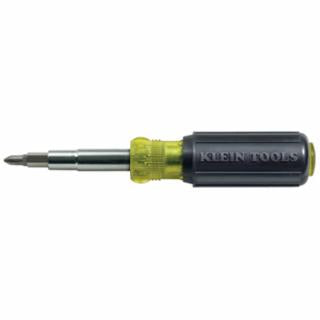 Klein Tools Multi-bit Screwdriver/Nut Driver, 11-In-1, Phillips/Slotted/Square/Torx