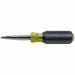 Klein Tools Multi-bit Screwdriver/Nut Driver, 11-In-1, Phillips/Slotted/Square/Torx