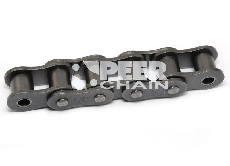 Roller Chain, ANSI Standard, 35 Pitch, Chain, Carbon Steel, 3/8" Pitch, 1 Strand,