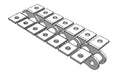 Roller Chain, ANSI Attachment, 40 Pitch, Attachment Chain, Carbon Steel, 1/2" Pitch, 1 Strand, K-1, E6LR