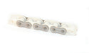 Roller Chain, Poly Roller Chain, 40 Pitch, Chain, 304 Stainless , 1/2" Pitch, 1 Strand,