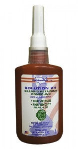 MRO Solutions Solution 24 High Strength Bearing Retaining Compound 50 mL Bottle
