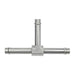 Steel, SAE J1231 Hose Bead Union Tee, 3/8" Beaded Hose Barb