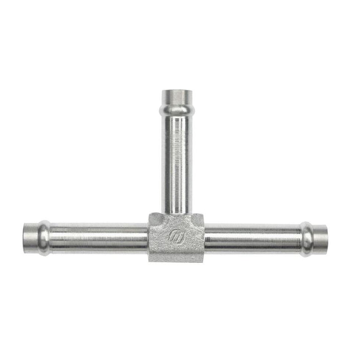 Stainless Steel, SAE J1231 Hose Bead Union Tee, 1/2" Beaded Hose Barb