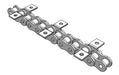 Roller Chain, ANSI Attachment, 50 Pitch, Attachment Chain, 600 Stainless , 5/8" Pitch, 1 Strand, K-1, E4LP