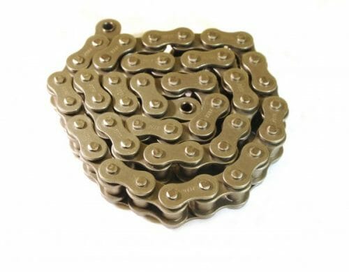 Roller Chain, O-Ring, 50 Pitch, Chain, Carbon Steel, 5/8" Pitch, 1 Strand,