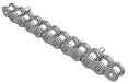 Roller Chain, ANSI Attachment, 50 Pitch, Attachment Chain, Carbon Steel, 5/8" Pitch, 1 Strand, D-1, E8PIN