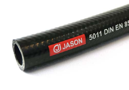 5/16" Hose ID, 3118PSI Working, Smooth Cover, 1-Wire Braid, SAE 100R1AT, DIN EN 853, 