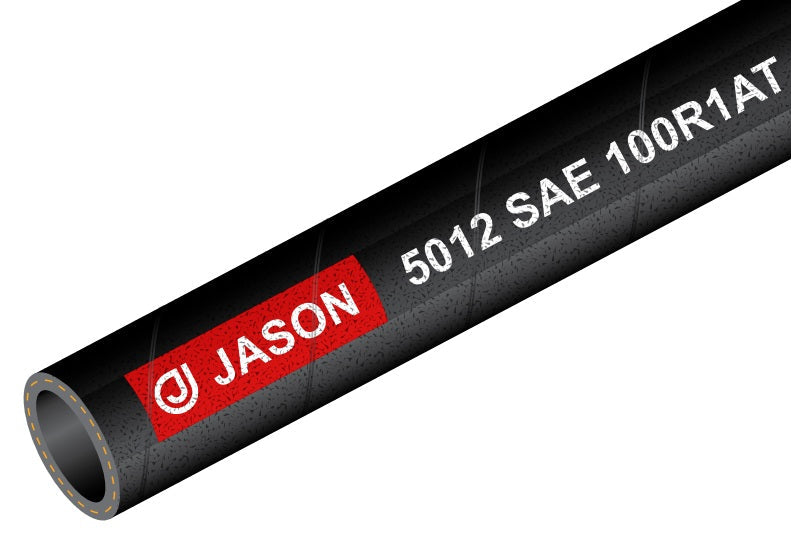 3/8" Hose ID, 2611PSI Working, Dreamshield MSHA Cover, 1-Wire Braid, SAE 100R1AT, DIN EN 853, 