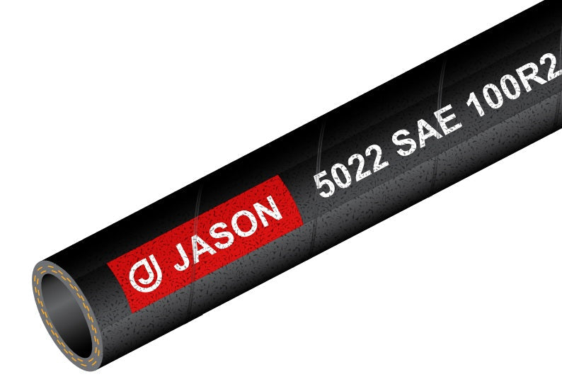1/4" Hose ID, 5802PSI Working, Dreamshield MSHA Cover, 2-Wire Braids, SAE 100R2AT, DIN EN 853, 