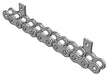 Roller Chain, ANSI Attachment, 50 Pitch, Attachment Chain, 304 Stainless , 5/8" Pitch, 1 Strand, SA-1, E8LP
