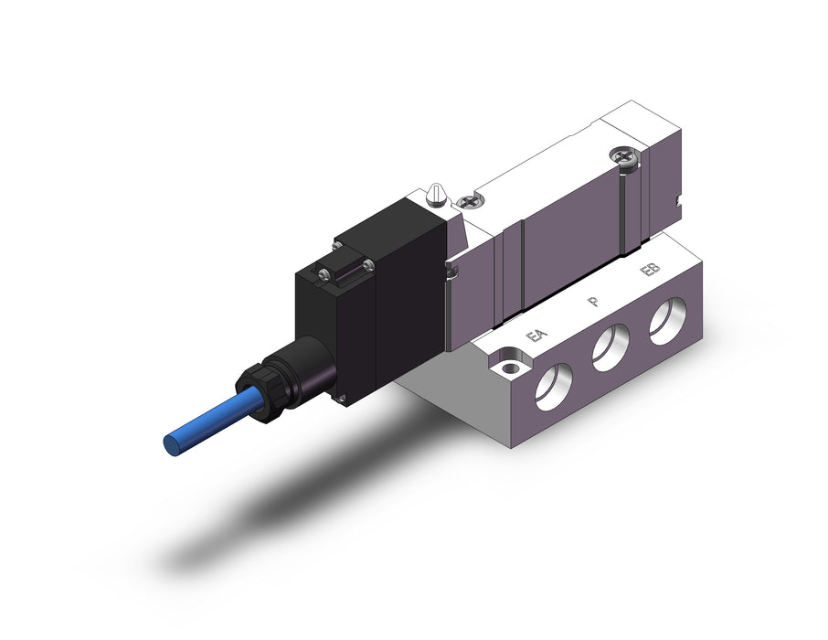 53-SY7140-TT10E-02N VALVE, SGL SOL, BASE MT, UL/CSA