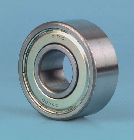 Power Motion 5302-ZZ, GBC radial ball bearing, 5200 Series, 15mm ID x 42mm OD x 19mm Wide, Shielded Both Sides