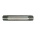 Stainless Steel, SAE J514 Pipe Long Nipple, 3/8" Male NPTF 30° x 3/8" Male NPTF 30°