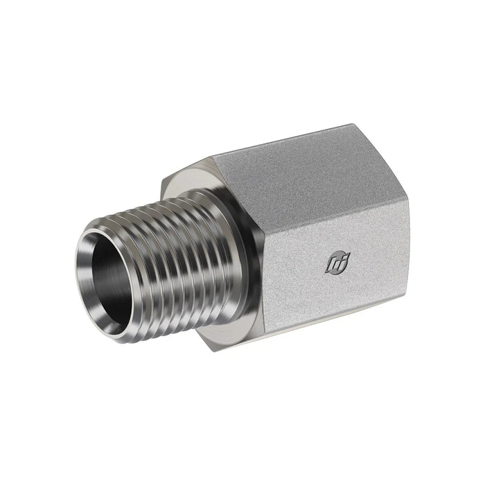 Steel, SAE J514 Pipe Expander, 1-1/4" Male NPTF 30° x 1-1/4" Female NPTF