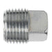 Stainless Steel, SAE J531 Pipe Square Head Plug, 3/8" Male NPTF