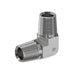 Stainless Steel, SAE J514 Pipe 90° Male Elbow, 3/8" Male NPTF 30° x 1/4" Male NPTF 30°