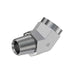Stainless Steel, SAE J514 Pipe 45° Street Elbow, 1/2" Male NPTF 30° x 1/2" Female NPTF