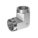 Stainless Steel, SAE J514 Pipe 90° Female Elbow, 3/8" Female NPTF x 3/8" Female NPTF