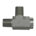 Stainless Steel, SAE J514 Pipe Female Run Tee, 1-1/2" Male NPTF 30° x 1-1/2" Female NPTF x 1-1/2" Male NPTF 30°