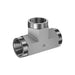 Brass, SAE J514 Pipe Female Tee, 1/4" Female NPTF