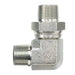 Steel, SAE J476 Pipe Swivel 90° Male Elbow, 1/4" Male NPTF 30° x 1/4" Male NPTF Swivel