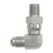 Steel, SAE J514 37° Flare Male Swivel Elbow, 3/8" Male JIC x 1/4" Male NPTF Swivel