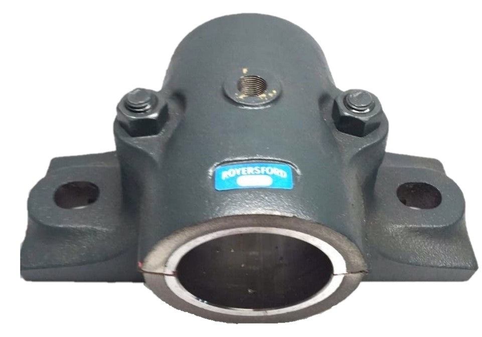 Royersford Foundry journal pillow block bearing painted grey