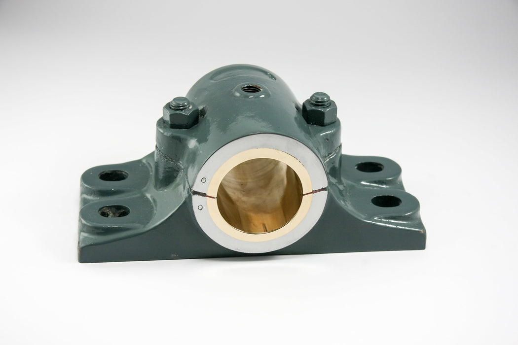 Royersford Foundry journal pillow block bearing painted grey