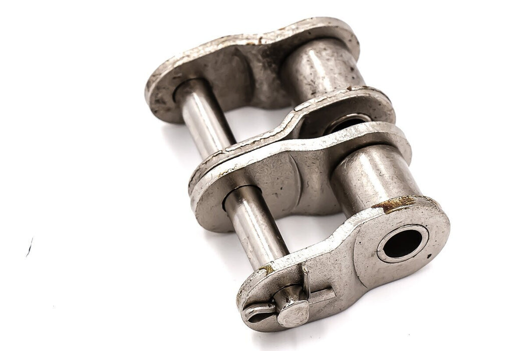 Roller Chain, ANSI Standard, 60 Pitch, Part, Carbon Steel, 3/4" Pitch, 2 Strands,