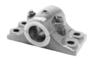 Royersford Foundry journal pillow block bearing painted grey