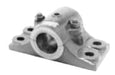 Royersford Foundry journal pillow block bearing painted grey