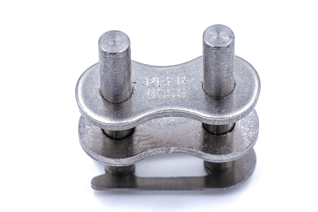 Roller Chain, ANSI Attachment, 60 Pitch, Part, 304 Stainless , 3/4" Pitch, 1 Strand, D-3, 