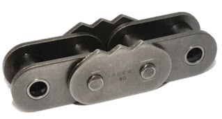 Specialty Chain, Sharptop Chain, 60 Pitch, Chain, Carbon Steel, 3/4" Pitch, 1 Strand,