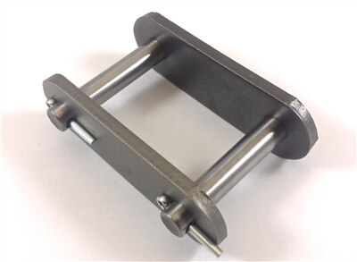 Engineering Chain, Roller Conveyor, 627 Pitch, Part, Carbon Steel, 6" Pitch, 1 Strand,