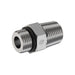 Steel, SAE J1926 O-Ring Boss Male Adapter, 3/4-16 Male ORB x 3/4" Male NPTF 30°