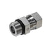 Steel, SAE J514 37° Flare Swivel Port Connector, 2-1/2-12 Male ORB x 2" Female JIC Swivel