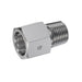 Steel, SAE J1926 O-Ring Boss Male Adapter, 1-5/16-12 Female ORB x 1-1/4" Male NPTF 30°