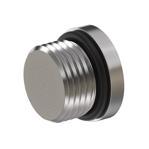 Stainless Steel, SAE J1926 O-Ring Boss Hollow Hex Plug, 1-1/16-12 Male ORB