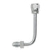 Steel, SAE J514 37° Flare 90° Long Swept Swivel Elbow, 1/2" Male JIC x 1/2" Female JIC Swivel