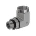 Stainless Steel, SAE J1926 Adjustable O-Ring Boss 90° Female Elbow, 1-1/16-12 Male Adjustable ORB x 3/8" Female NPTF