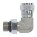 Stainless Steel, SAE J514 37° Flare Swivel 90° Adjustable Port Elbow, 7/8-14 Male Adjustable ORB x 5/8" Female JIC Swivel