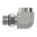 Steel, SAE J1926 Adjustable O-Ring Boss 90° Female Port Elbow, 1-1/16-12 Male Adjustable ORB x 3/4-16 Female ORB