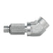 Steel, SAE J1926 Adjustable O-Ring Boss 45° Female Port Elbow, 7/16-20 Male Adjustable ORB x 7/16-20 Female ORB