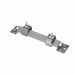 Welded steel take up frame painted grey with adjustment bolt separated
