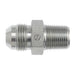 Stainless Steel, SAE J514 37° Flare Male BSPT Connector, 3/8" Male JIC x 3/4" Male BSPT 30°